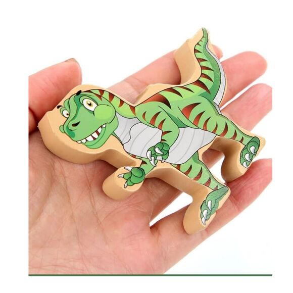 Hercules Balanced high Table Game Child wooden block stacking game Toy Dinosaur - Picture 2 of 4